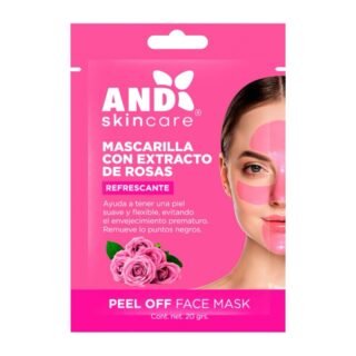 Mascarilla con Extracto de Rosas