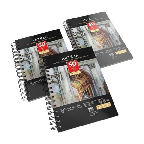 Set de 3 Sketchbooks Arteza