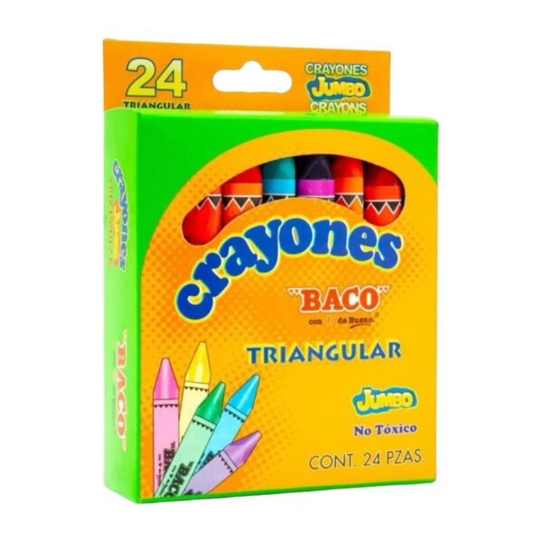 Crayones Jumbo Triangulares Baco