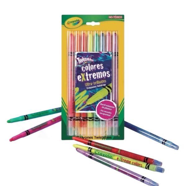 Crayones Twistables Extremos Colores Neón