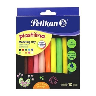 Barras de Plastilina Pelikan Colores Neón