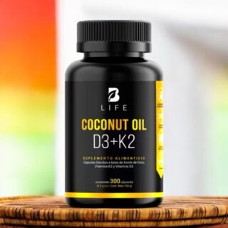 Vitaminas B Life Coconut Oil D3+K2