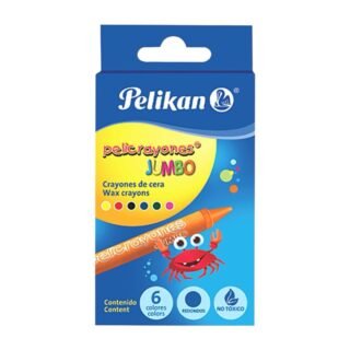 Crayones de Cera Jumbo Redondo Pelikan