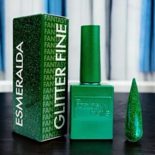 Gel Esmeralda Glitter Fine