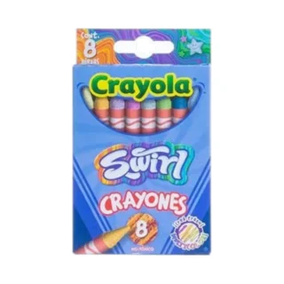 Crayola 8 Crayones Estándar Swirl