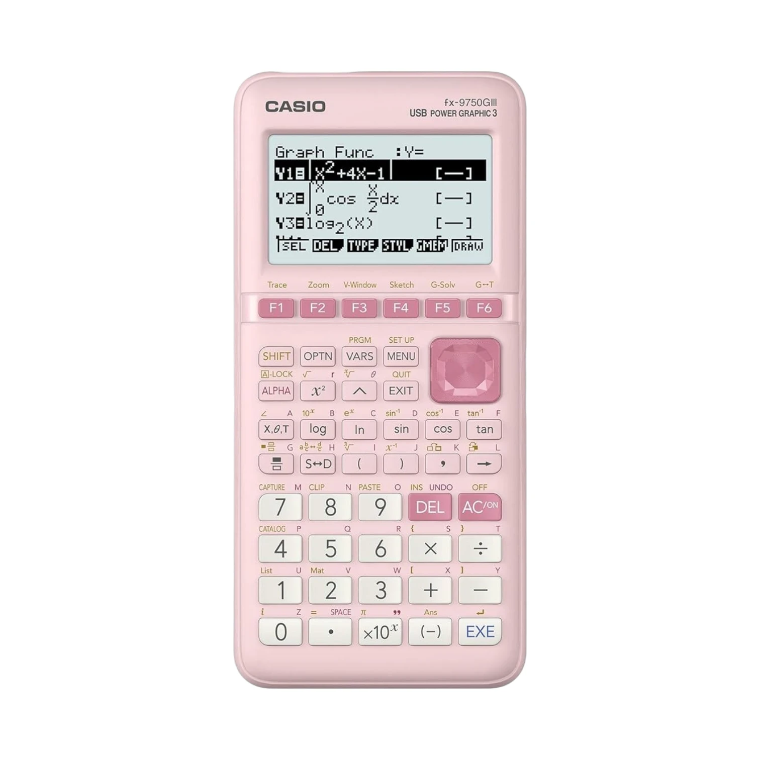 Casio fx-9750GIII Calculadora Gráfica - Visualización De Libro De Texto Natural - Programación De Python - Ideal Para Exámenes - STEM Y Matemáticas Avanzadas - Rosa 1 Casio fx-9750GIII