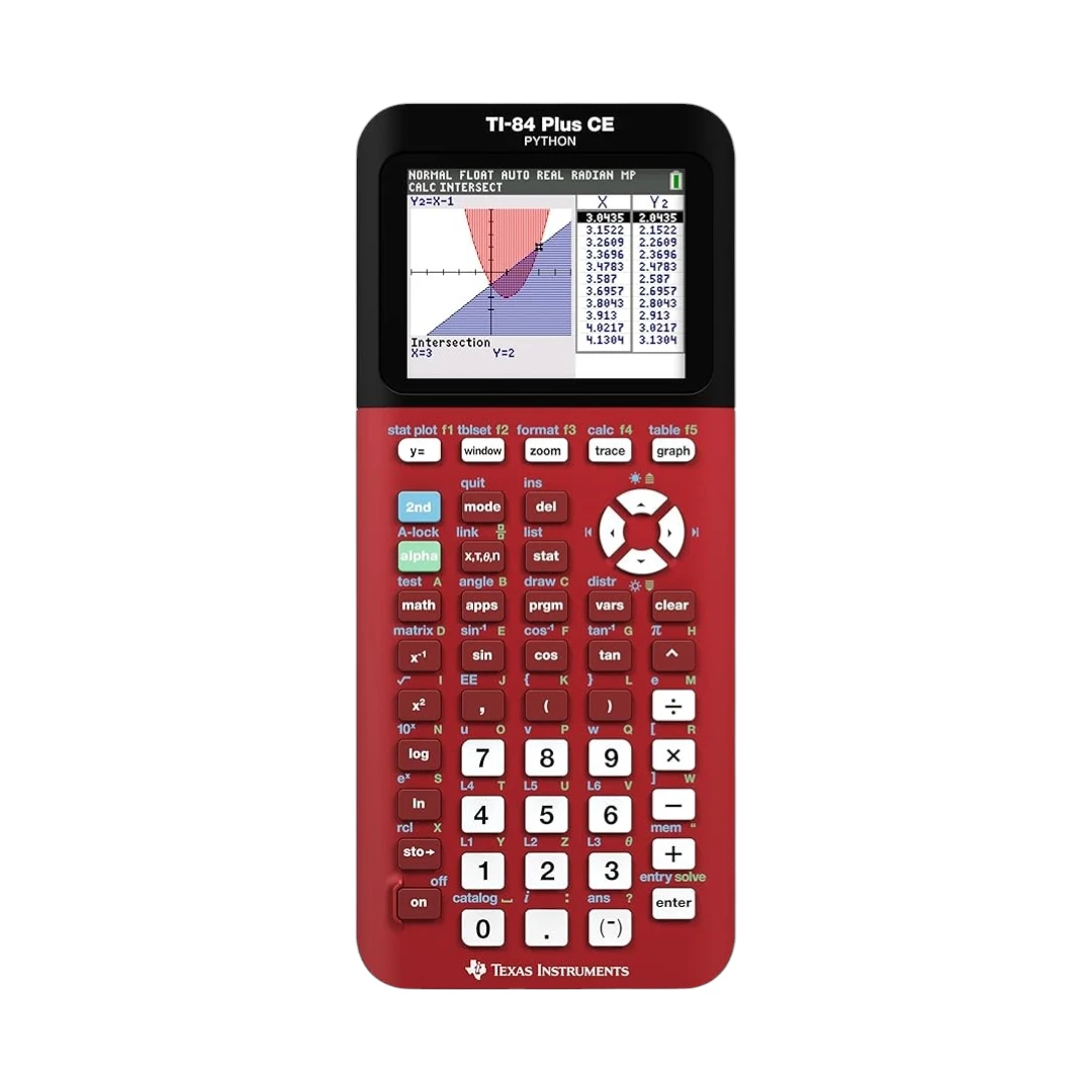 Texas Instruments TI-84 Plus CE Radical Rojo - Calculadora Gráfica 1 Texas Instruments TI-84 Plus