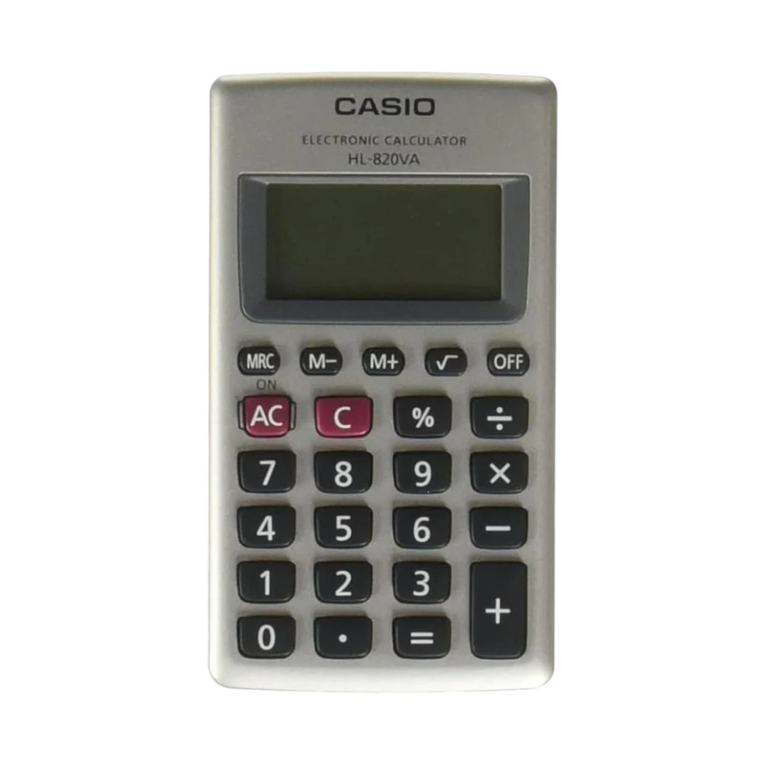 Casio HL-820VA-S-MH Calculadora Portable - 8 Dígitos - Operaciones Básicas 1 Casio HL-820VA-S-MH